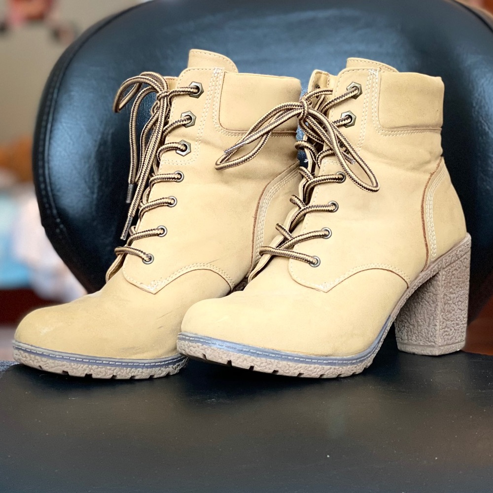 🛍High Heel Work Boots🛍